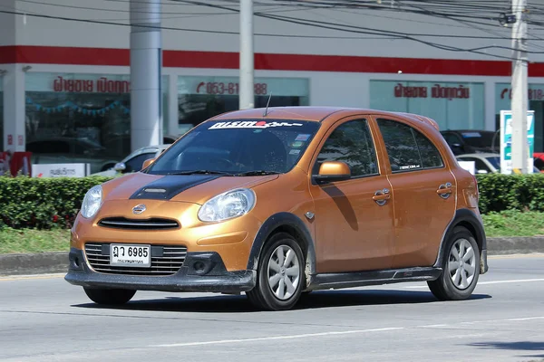 Private Eco car, Nissan March. — Stock Photo, Image