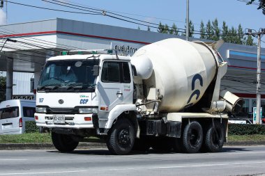 Chiangmai beton ürün şirket beton kamyon. 