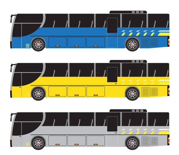 Conjunto de vetor City Bus isolado —  Vetores de Stock