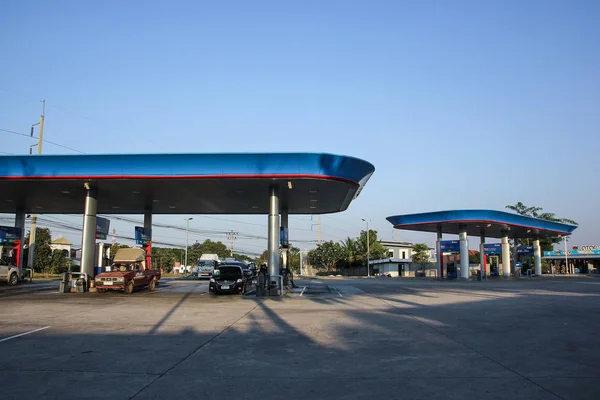 PTT Oil station. Location on road no.11 — Stock Photo, Image