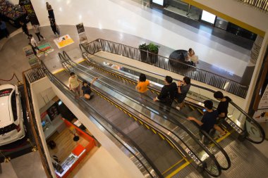 Promosyon satış bölgesi içinde merkezi Festival Chiang mai.