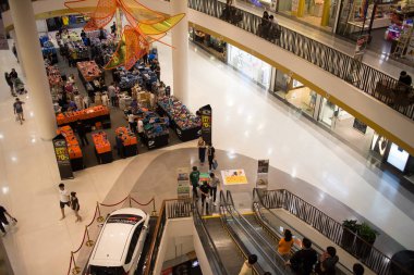 Promosyon satış bölgesi içinde merkezi Festival Chiang mai.