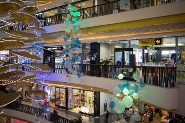 Promosyon satış bölgesi içinde merkezi Festival Chiang mai.