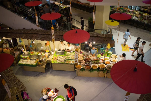 Songkran food Festival In Central Festival Chiang mai. — Stock Photo, Image