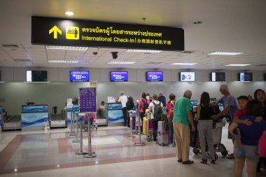 Couter Check-in içinde Chiang mai Uluslararası Havaalanı