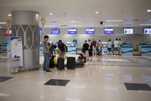 Couter Check in dentro del Aeropuerto Internacional de Chiang mai — Foto de Stock