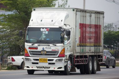 Konteyner kamyon dolusu Kiatchai nakliye şirketi.