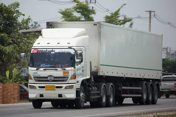 Przyczepa Cargo ciężarówka transportu Thanaporn. — Zdjęcie stockowe