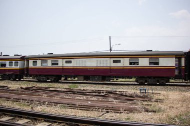 Binek araba 3. sınıf otomobil chiangmai trenden Bangkok için