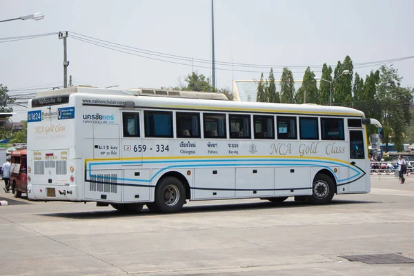 Ônibus Benz do ar Nakhonchai. Rota Chiangmai Pattaya e Rayong . — Fotografia de Stock