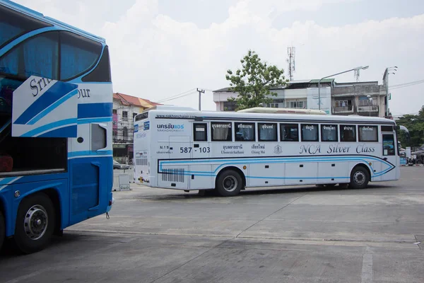 Bus of Nakhonchai air. Route Chiangmai and Ubon Ratchathani. — Stock Photo, Image