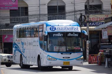 Scania otobüs Nakhonchai tur şirketi. Nakhon ratchasima yönlendirmek bir
