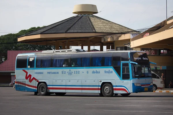 Autobus firmy Vintour. Phitsanulok trasy i Chiangmai. — Zdjęcie stockowe