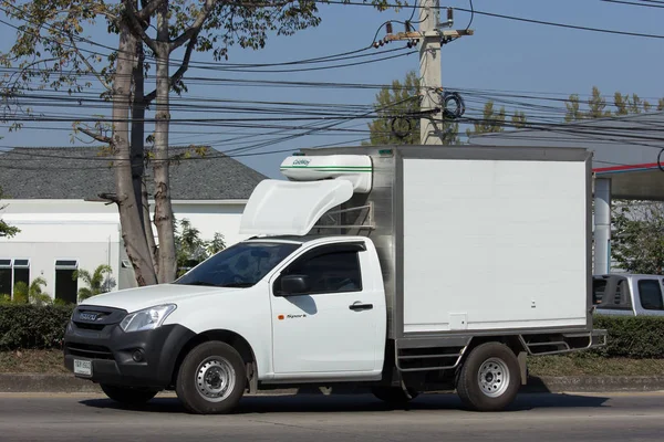 Camion frigorifique privé pour la glace et les aliments libérés Transportati — Photo
