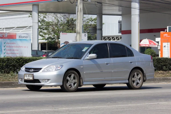 Carro particular, Honda Civic. Na estrada n.o 1001 — Fotografia de Stock