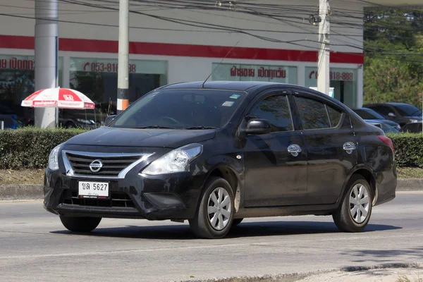 Coche ecológico privado, Nissan Almera, N17 — Foto de Stock