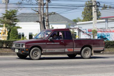 Özel eski bir kamyonet Isuzu araba.