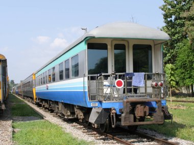 Helikopter özel tren Chiangmai tren istasyonu.