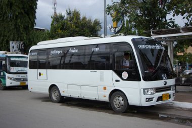 Yutong Mini otobüs. Chiangmai şehir otobüs yeni otobüs