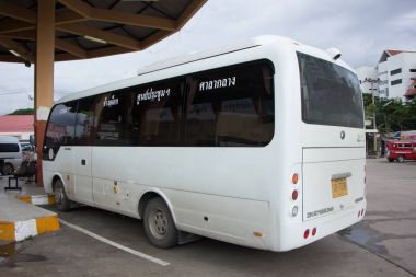Yutong Mini otobüs. Chiangmai şehir otobüs yeni otobüs