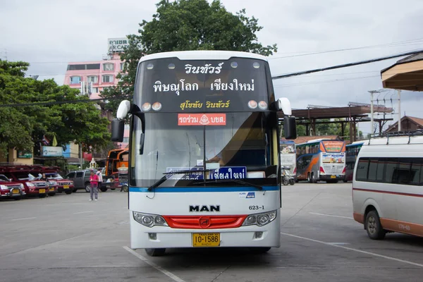 Vintour şirket otobüs. Rota Phitsanulok ve Chiangmai. 