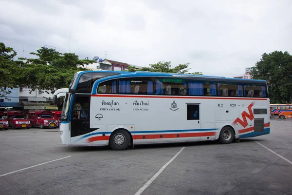 Vintour company bus. Route Phitsanulok and Chiangmai. — Stock Photo, Image