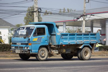 Özel Isuzu damperli kamyon. 