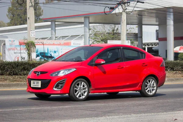 Coche ecológico privado Mazda 2 — Foto de Stock