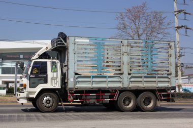 Özel eski Isuzu Fvm195hp kargo kamyon.