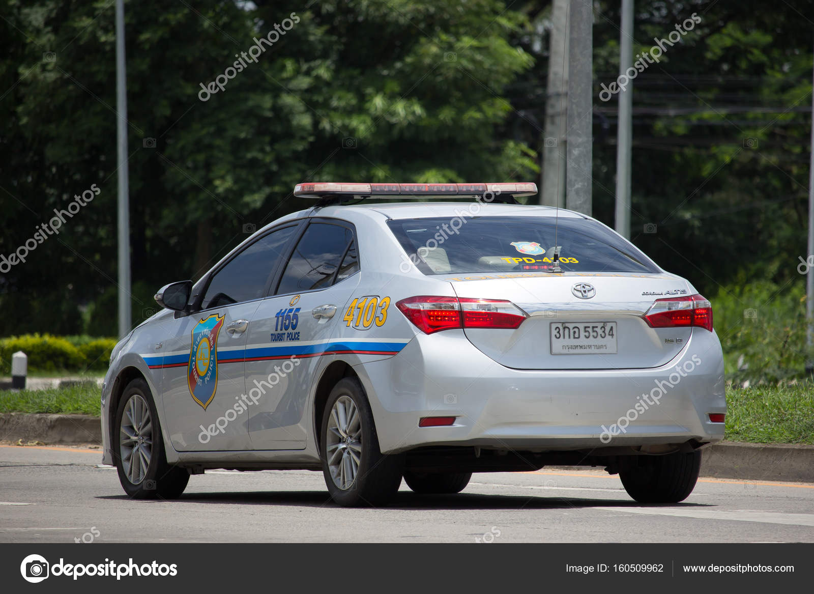 Police Car Of Tourist Police Toyota Corolla Altis Stock Editorial Photo C Nitinut380 160509962