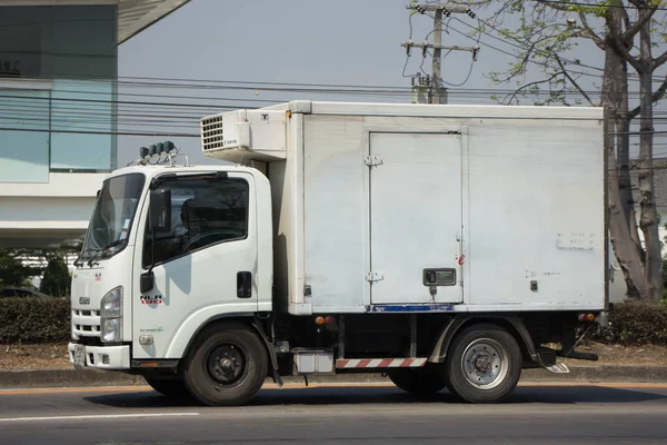Koude Container Truck voor ijs vervoer — Stockfoto