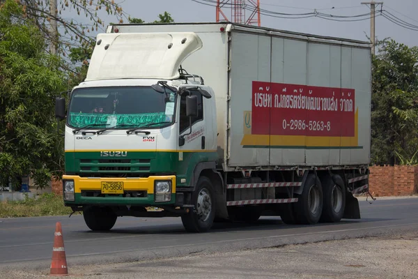 Camión de contenedores de Kiatchai Empresa de transporte . — Foto de Stock