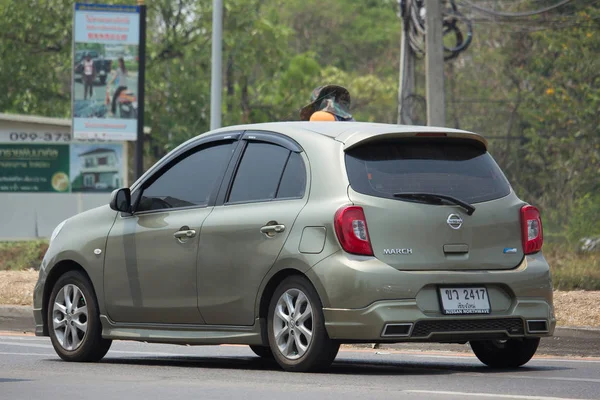 Privata Eco bil Nissan mars. — Stockfoto