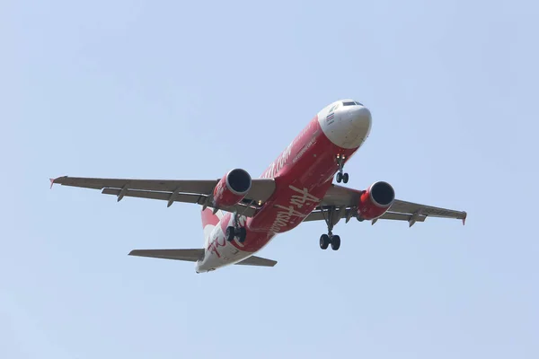 HS-ABP Airbus A320-200 of Thaiairasia. — Stock Photo, Image