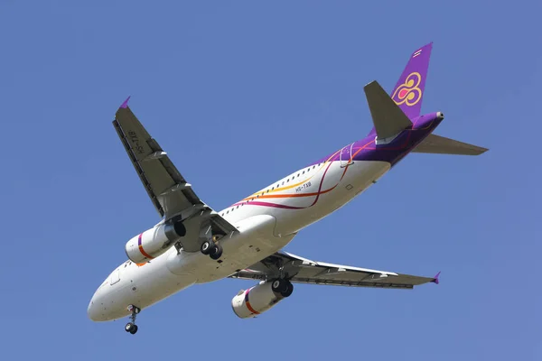 HS-TXB Airbus A320-200 with winglet of Thaismile airway. — Stock Photo, Image
