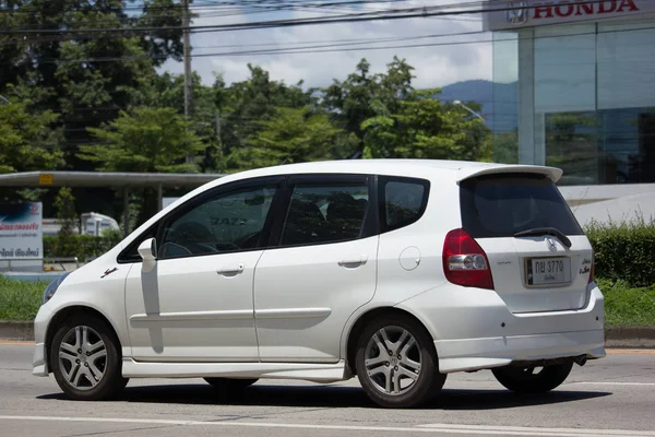 Prywatne miasta samochodu Honda Jazz. — Zdjęcie stockowe