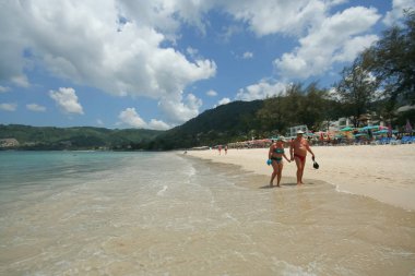  Tropikal Phuket Island Beach turizm etkinliği