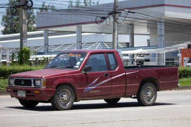  Özel eski pikap Araba, Mitsubishi Siklon. 