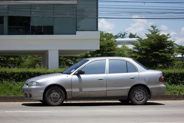 Prywatny samochód, Hyundai Accent. — Zdjęcie stockowe