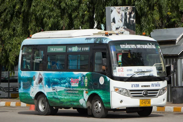 Yutong Mini buss. Ny buss för Chiangmai stadsbuss — Stockfoto