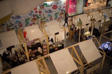 Promosyon alan Merkez Festivali Chiang Mai.
