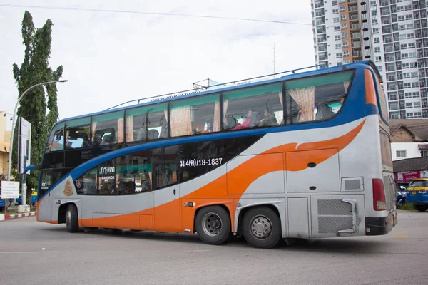 Scania bus Transport rząd firmy. Trasa autobusu Bangkok — Zdjęcie stockowe