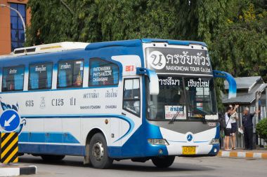 Bezn otobüs Nakhonchai tur şirketi. Nakhon ratchasima yönlendirmek ve