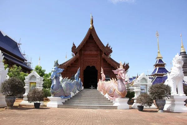 Banden chrám, krásný chrám v chiangmai — Stock fotografie