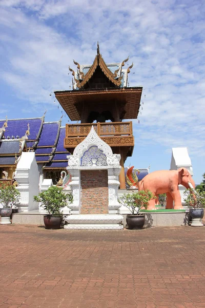 Banden świątyni, piękna świątynia w chiangmai — Zdjęcie stockowe