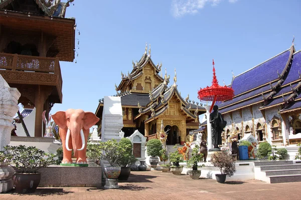 Banden chrám, krásný chrám v chiangmai — Stock fotografie