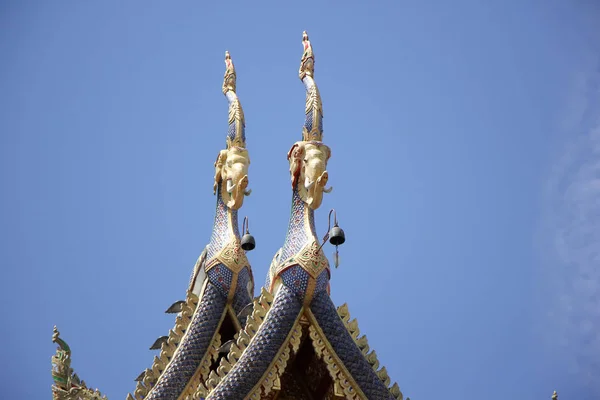 Banden chrám, krásný chrám v chiangmai — Stock fotografie