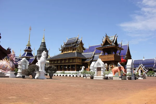 Banden Tempel, schöner Tempel in Chiangmai — Stockfoto