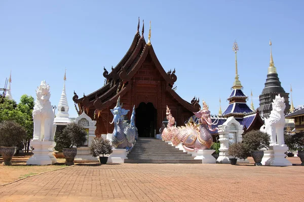 Banden chrám, krásný chrám v chiangmai — Stock fotografie