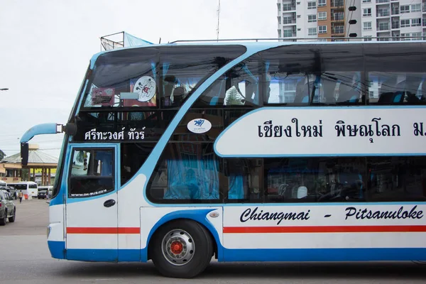 Srithawong tur şirketi otobüs güzergahı Phitsanulok ve Chiangmai